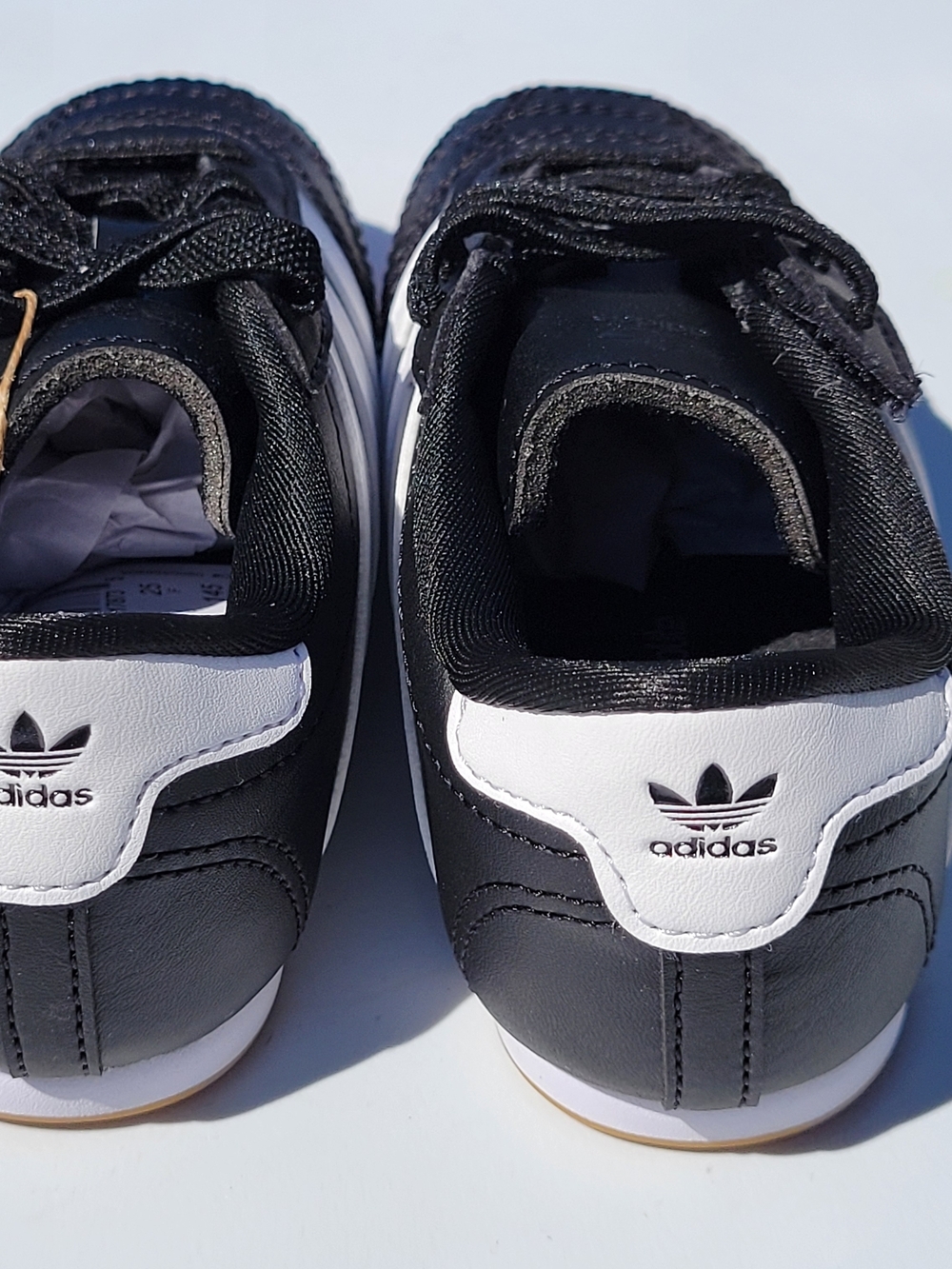 KIDS 8K ADIDAS TAEKWONDO SHOES – BLACK/WHITE – NEW IN BOX - Picture 7 of 8